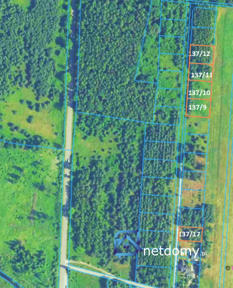 Uzbrojona, w otoczeniu lasów - Działki na sprzedaż