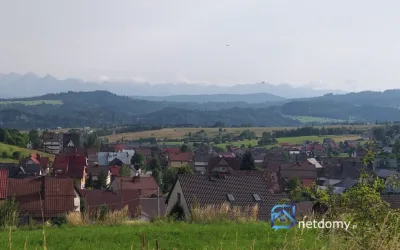 Działka budowlana w Kluszkowcach z panoramicznym widokiem na okolicę – zdjęcie 3