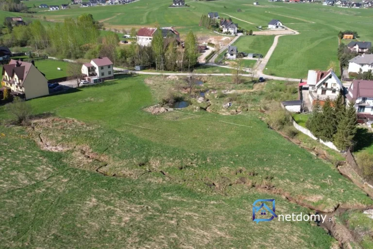 Działka budowlana w Nowym Targu z pozwoleniem na budowę. - Działki na sprzedaż