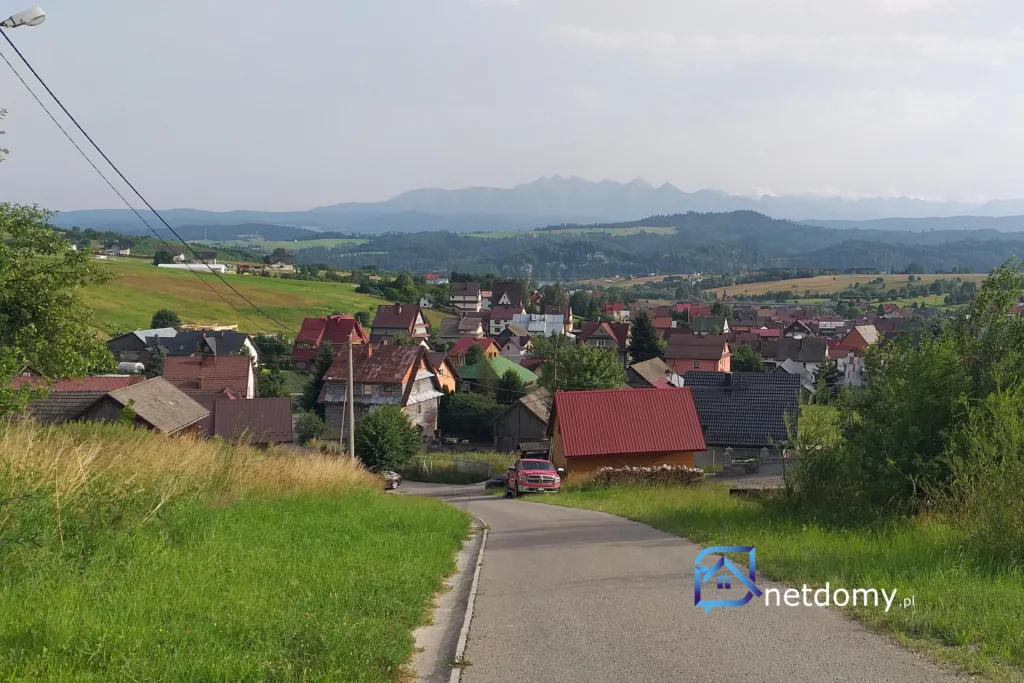 Działka budowlana w Kluszkowcach z panoramicznym widokiem na okolicę - Działki na sprzedaż