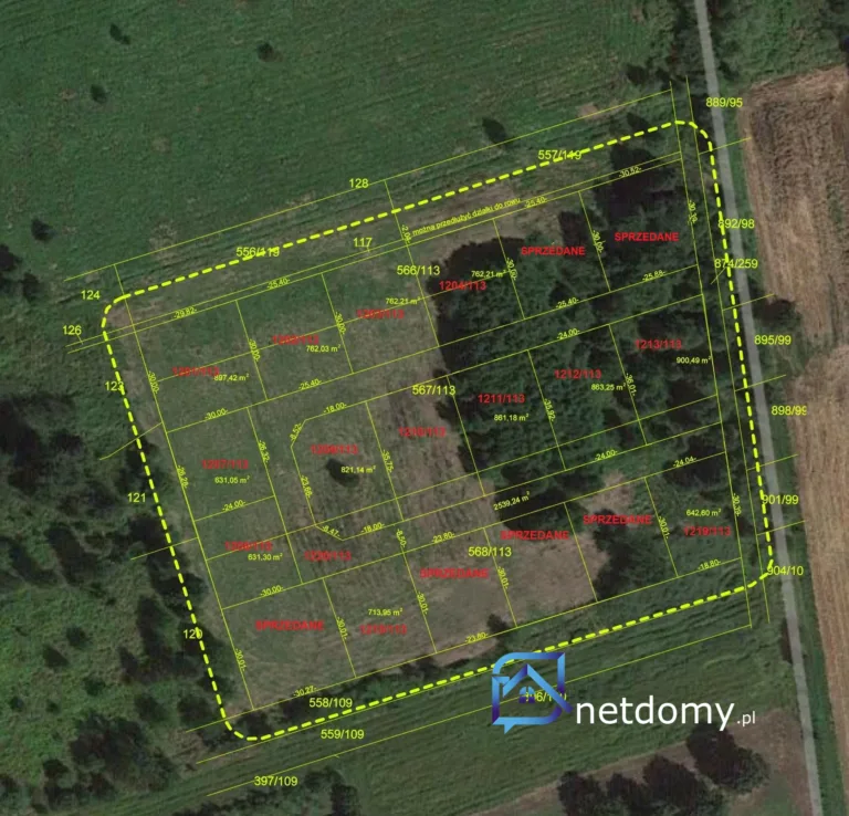 Działki budowlane na sprzedaż - Czyżowice- kupujący nie płaci PCC- Faktura VAT - Działki na sprzedaż