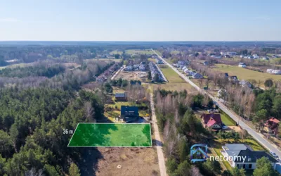 Działka budowlana 2086 m² Malcanów blisko lasu - Działki na sprzedaż