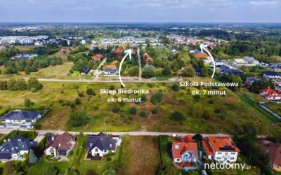 Działka budowlana 900 m² przy lesie – ul. Mochtyńska, Warszawa Białołęka - Działki na sprzedaż