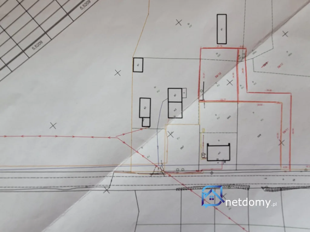 Działka budowlana 815 m² z dojazdem nieutwardzonym - Działki na sprzedaż