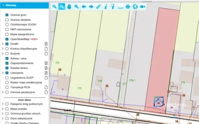 Działka budowlana na sprzedaż – Staw, gmina Czarnożyły – ujęcie 2