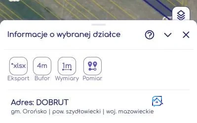 Działka rolna na sprzedaż – Dobrut, gmina Orońsko – ujęcie 2