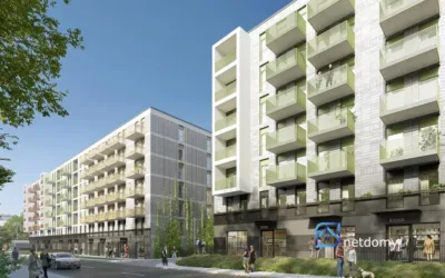 Łódź Widzew, kawalerka z balkonem w inwestycji Apartamenty Wodna - Mieszkania na sprzedaż