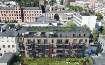 Łódź Górna, kawalerka z balkonem i basenem w inwestycji Slovianka, ul. Słowiańska 6 - Mieszkania na sprzedaż