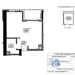 Kawalerka 36,9 m² z balkonem na Jeżycach, Osiedle Goplana – ul. św. Wawrzyńca - Mieszkania na sprzedaż