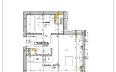 Kawalerka 29,33 m² na sprzedaż – ul. Gwiaździsta, Nowe Centrum Południowe, Wrocław Krzyki - Mieszkania na sprzedaż