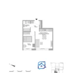 Nowe mieszkanie Gdańsk Morena | 2 pokoje, balkon, 38,52 m², 1 piętro - Mieszkania na sprzedaż