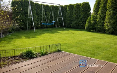 Borkowo : 4 pokoje + 136 m2 ogródek + 10 m2 piwnica ! alarm, kamery - Mieszkania na sprzedaż
