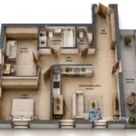 3-pokojowy apartament 63 m² na sprzedaż Warszawa Bemowo | 200 m do metra, Smart Home, balkon - Mieszkania na sprzedaż