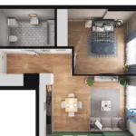 Nowe 2‑pokojowe apartamenty Aleje 138, 43 m², Ochota - Mieszkania na sprzedaż