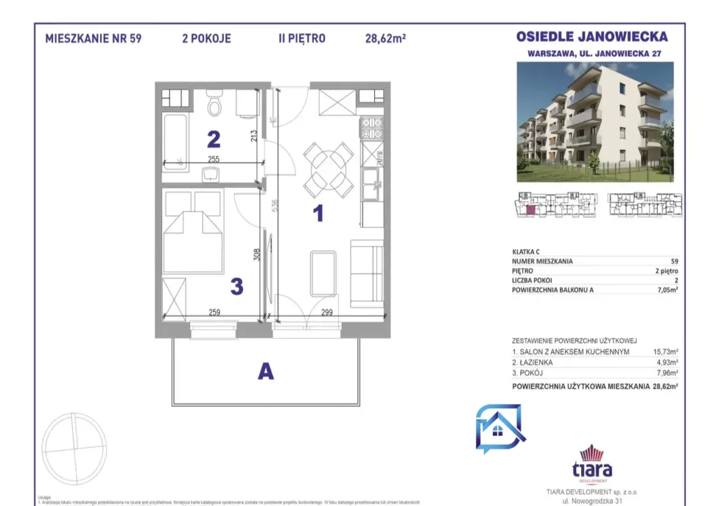 Nowe 2-pokojowe mieszkanie Targówek Elsnerów | balkon, garaż i winda - Mieszkania na sprzedaż