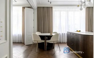 Elegancki apartament 115 m² z balkonem i parkingiem – Powiśle, Warszawa - Mieszkania na sprzedaż