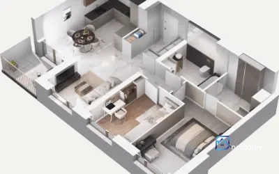 3-pokojowe mieszkanie 70,70 m2 z tarasem w dzielnicy Częstochówka-Parkitka