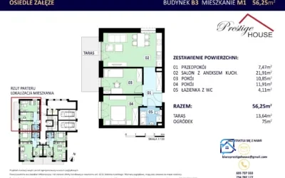Mieszkanie na sprzedaż – Rzeszów, osiedle Załęże – rynek pierwotny – ujęcie 2