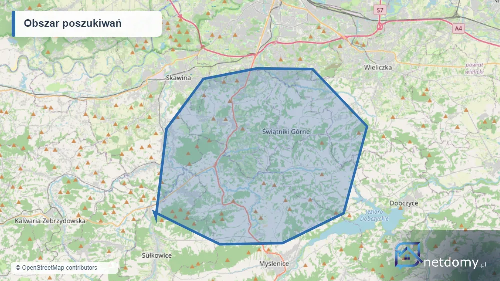 Szukamy działki na południe od Krakowa