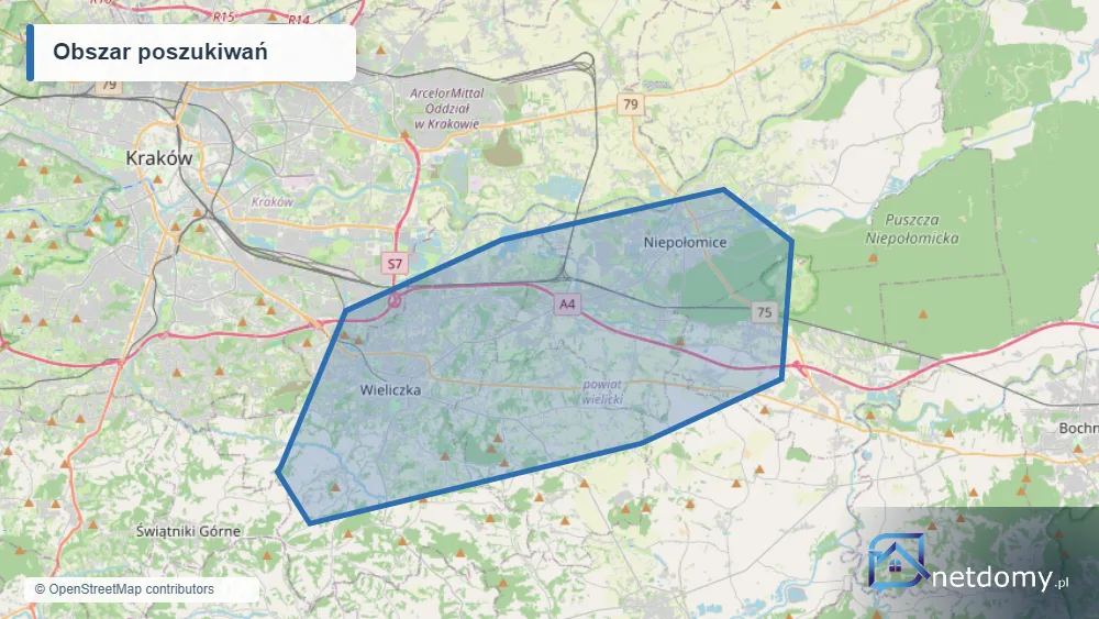 Kupię działkę Wieliczka, Niepołomice i okolice