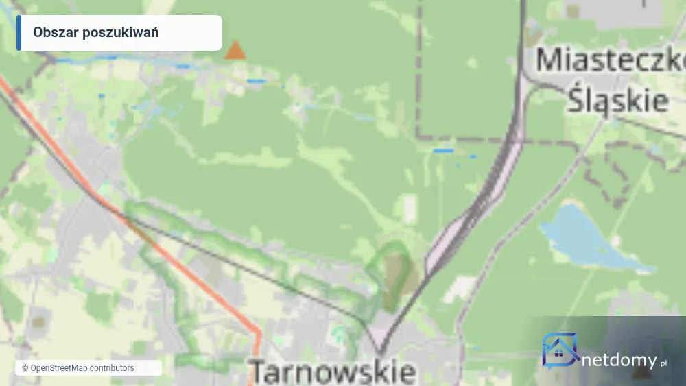 Mapa obszaru poszukiwań: Szukam domu do wynajmu