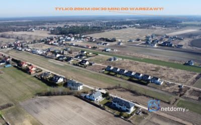 Solidny bliźniak 163 m² w Lesznie blisko Kampinosu - Netdomy