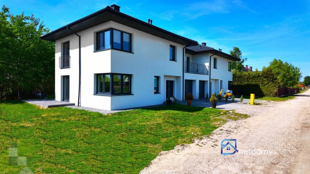 Solidny bliźniak 163 m² w Lesznie blisko Kampinosu - Netdomy