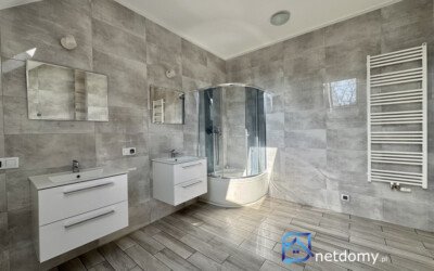Dom bliźniak z ogrodem i garażem – Domasław 143 m2 - Netdomy