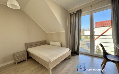 Dom bliźniak z ogrodem i garażem – Domasław 143 m2 - Netdomy