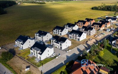 Nowy dom bliźniak z ogrodem i garażem - Miłoszyce, blisko Wrocławia - Netdomy