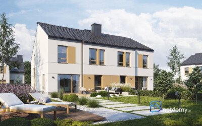 Nowoczesny bliźniak 139 m² – ogród, garaż, Gdynia Wiczlino bez PCC - Netdomy