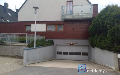 Nowoczesny szeregowiec narożny z ogrodem i garażem - Wrocław Fabryczna Złotniki - Netdomy