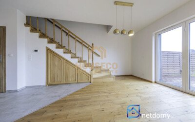 Przestronny dom szeregowy z ogrodem w Gdańsku Orunia Południe - Netdomy