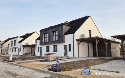 Nowoczesny dom z fotowoltaiką i pompą ciepła - Radziszewo, 102m² - Netdomy