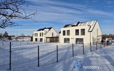 Nowoczesny dom z fotowoltaiką i pompą ciepła - Radziszewo, 102m² - Netdomy