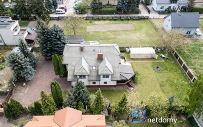 Przestronny dom wolnostojący 308 m² z ogrodem 1180 m² – Warszawa Wawer - Netdomy