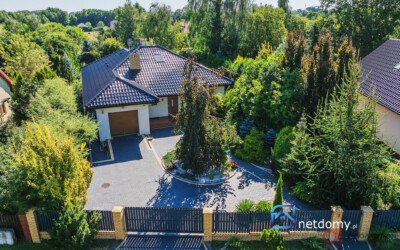 Parterowy dom z ogrodem na granicy Łodzi – Aleksandrów Łódzki - Netdomy