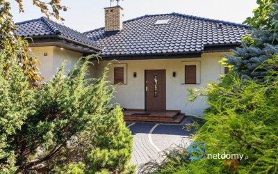 Parterowy dom z ogrodem na granicy Łodzi – Aleksandrów Łódzki - Netdomy