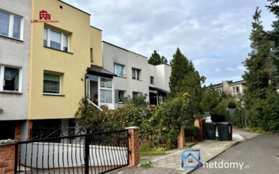 Przestronny dom szeregowy 200 m² z ogrodem – Gdańsk Osowa, ul. Szalupowa - Netdomy