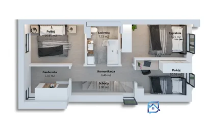 Nowoczesny bliźniak 128,81 m² z garażem – Kosakowo, ul. Pienczk - Netdomy