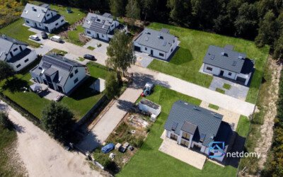 Nowoczesny dom wolnostojący z tarasem – Łódź Chojny 170 m² - Netdomy