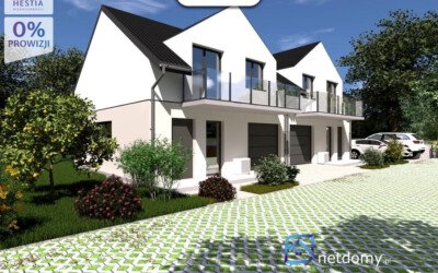 Nowoczesny bliźniak w zielonej okolicy Śmierdnicy – 110,30 m² - Netdomy