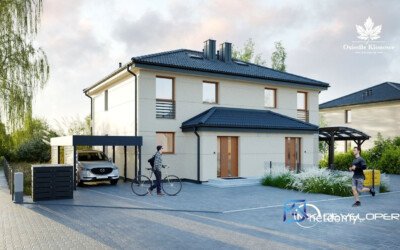 Dom bliźniaczy 101,11 m² na Osiedlu Klonowym – nowa inwestycja w Szczecinie - Netdomy