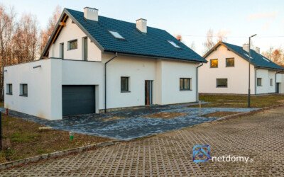 Nowoczesny dom wolnostojący z tarasem – Łódź Chojny 170 m² - Netdomy