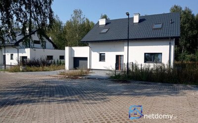 Nowoczesny dom wolnostojący z tarasem – Łódź Chojny 170 m² - Netdomy
