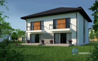 Nowoczesny bliźniak 128,81 m² z garażem – Kosakowo, ul. Pienczk - Netdomy