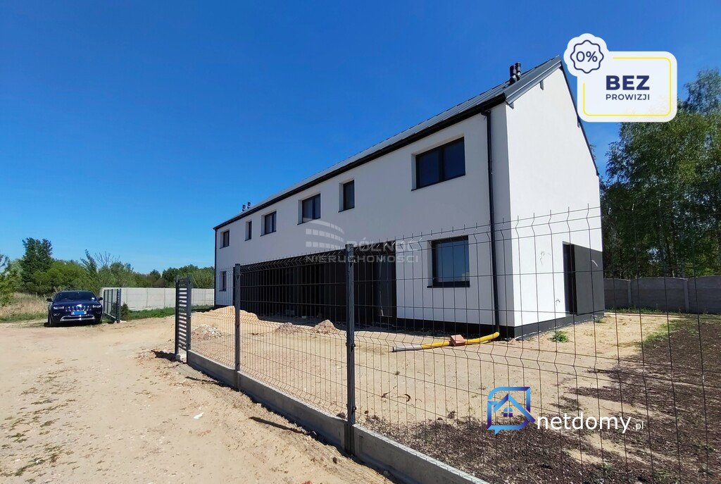 Nowy bliźniak z garażem i ogrodem – Konstantynów Łódzki 132 m² bez prowizji - Netdomy