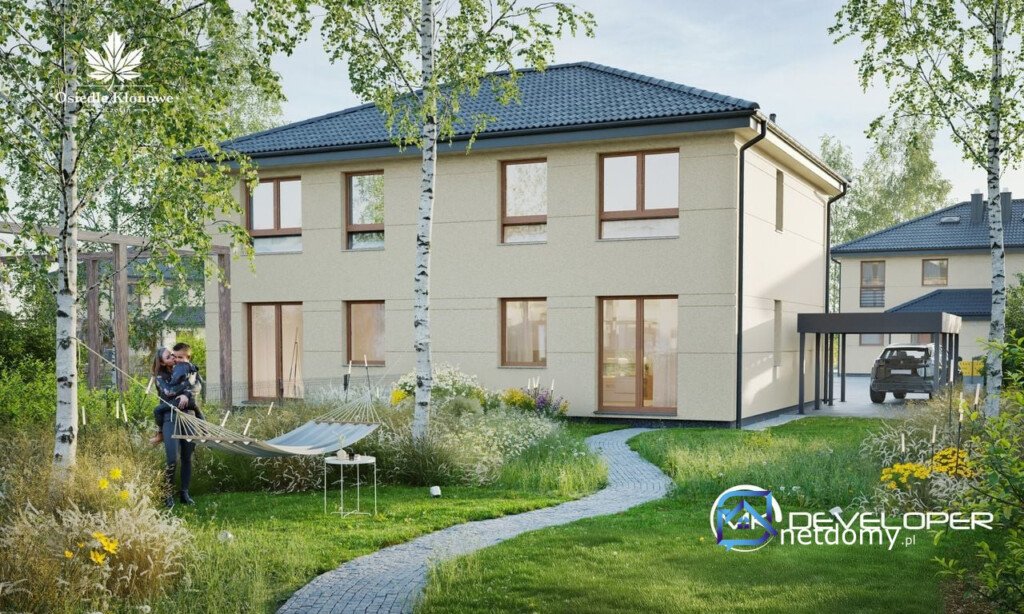 Dom bliźniaczy 101,11 m² na Osiedlu Klonowym – nowa inwestycja w Szczecinie - Netdomy