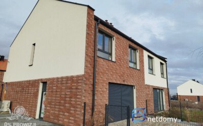 Nowoczesny dom z ogrodem i garażem – Bielany Wrocławskie 151,85 m² - Netdomy