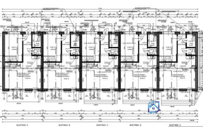 Nowy dom szeregowy 119 m² na Czyżkówku w Bydgoszczy – stan deweloperski - Netdomy